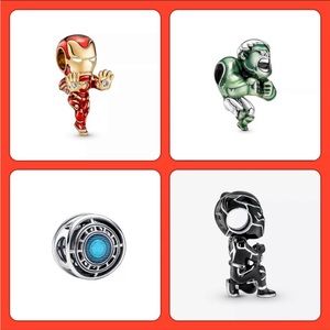 NEW•Marvel Avengers 4pc DIY charm combo